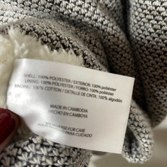 Orvis pullover tweed fleece lined 1/4 zip jacket - Picture 7 of 7